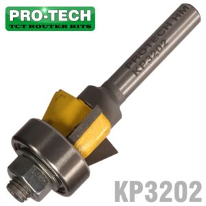 BEVEL TRIM BIT 1/2' X 3/8' THREE FLUTE 22  1/4' SHANK