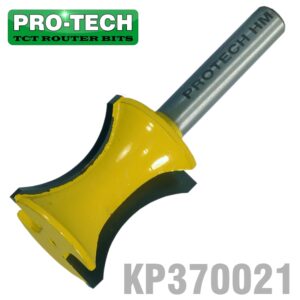 EXTERNAL BULL NOSE 24MM X 5/8' HALF RADIUS 1/4' SHANK