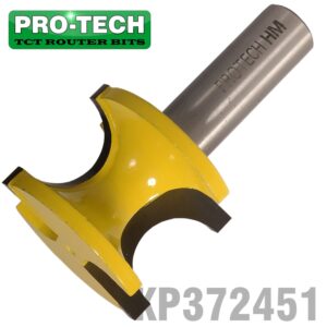 EXTERNAL BULL NOSE 3/4' X 27.8MM FULL RADIUS 19MM 1/2' SHANK