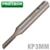 STRAIGHT BIT 3MM X 13MM SINGLE FLUTE METRIC 1/4'SHANK