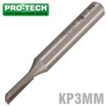 STRAIGHT BIT 3MM X 13MM SINGLE FLUTE METRIC 1/4'SHANK