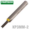STRAIGHT BIT 3MM X 1/2' TWO FLUTE SOLID CARBIDE 1/4'SHANK