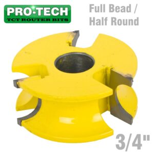 FULL BEAD/HALF ROUND  3/4'