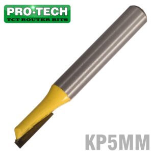 STRAIGHT BIT 5MM X 13MM SINGLE FLUTE METRIC 1/4' SHANK