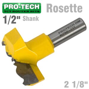 ROSETTE BIT 54MM (2 1/8'CUTTING DIAMETER) 1/2' SHANK