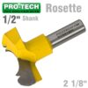 ROSETTE BIT 54MM (2 1/8'CUTTING DIAMETER) 1/2' SHANK