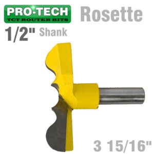 ROSETTE BIT 84MM (3 15/16'CUTTING DIAMETER) 1/2' SHANK