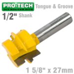 TONGUE AND GROOVE TAPER (WEDGE TAPER) 1 5/8' X 27MM 1/2' SHANK