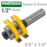 TONGUE & GROOVE ASSEMBLY 3/8' X 1/4' 1/2' SHANK