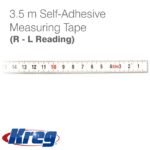 KREG 3.5 METER SALF-ADHESIVE MEASURING TAPE (R-L READING)