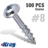 KREG POCKET HOLE SCREWS 1' COARSE -500CT