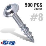 KREG POCKET HOLE SCREWS 1' COARSE -500CT