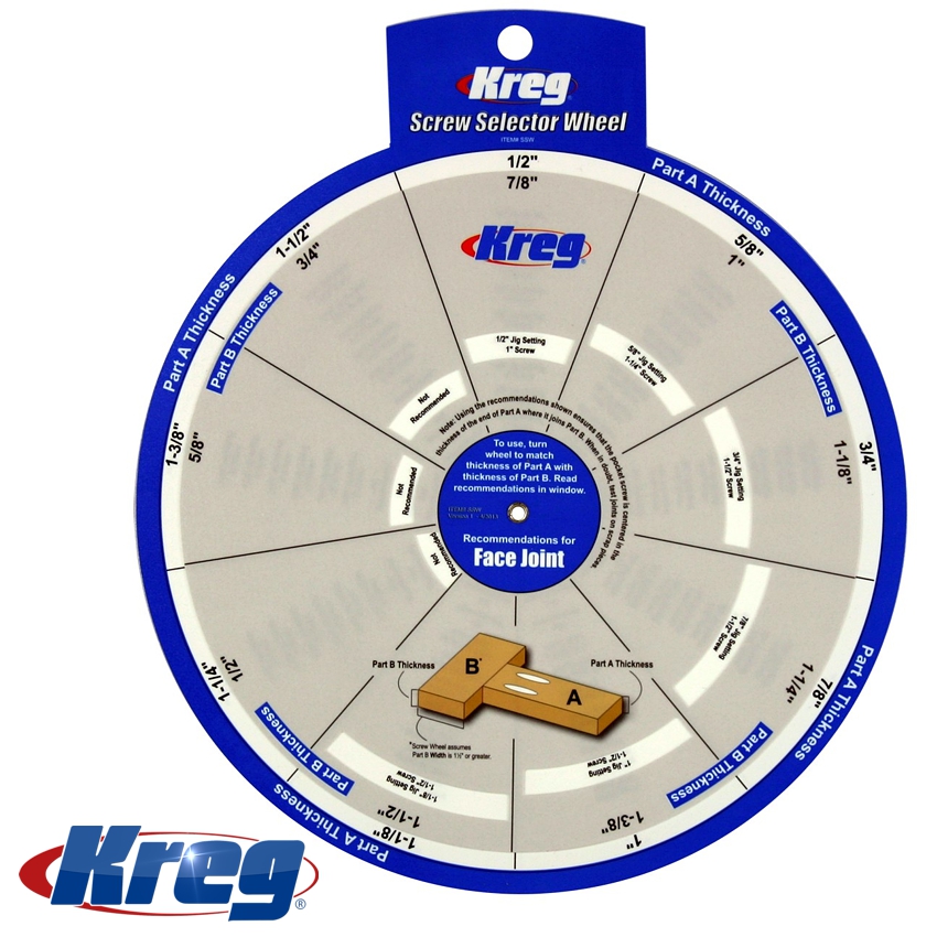 KREG SCREW SELECTOR WHEEL KREG SCREW SELECTOR WHEEL