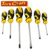 SCREWDRIVER SET 6 PCE WITH WALL MOUNTABLE RACK PH SL