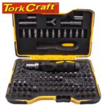 SCREWDRIVER INSERT BIT SET 101 PCE IN STORAGE CASE ALL BIT TYPES INCLU