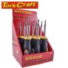 SCREWDRIVER 6 IN 1 CRV BITS PER BOX OF 9