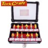 ROUTER BIT SET 12PCE 1/2'SHANK