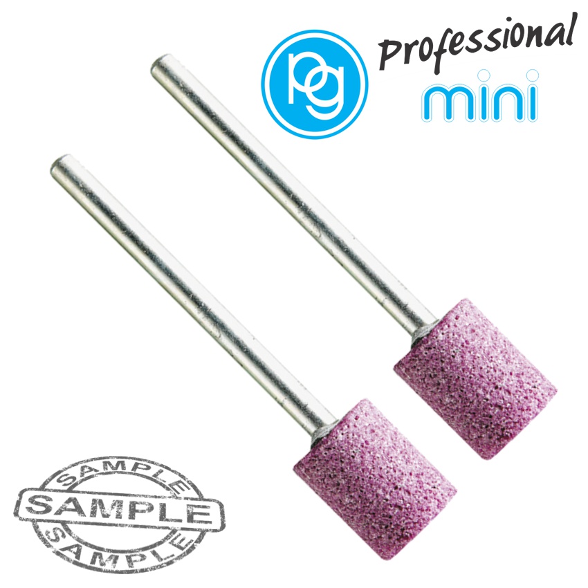 RUBY GRINDING STONES 10X12MM.CYL.SH3MM.2PCS RUBY GRINDING STONES 10X12MM.CYL.SH3MM.2PCS