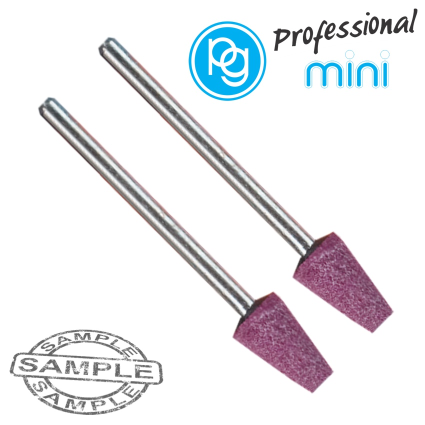 RUBY GRINDING STONES 8X12MM.CONE.SH3MM.2PCS RUBY GRINDING STONES 8X12MM.CONE.SH3MM.2PCS