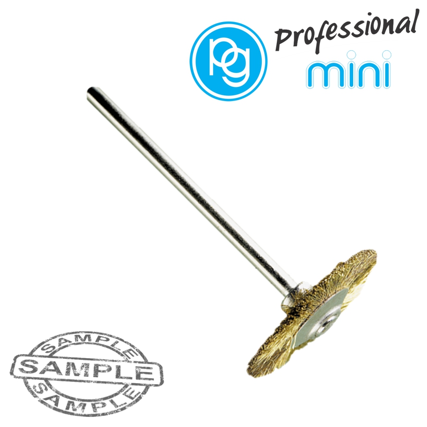 BRASS WHEEL BRUSH 21MM. SH. 2.35MM BRASS WHEEL BRUSH 21MM. SH. 2.35MM