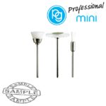 ASSORTED WHITE NYLON BRUSHES. 3PCS