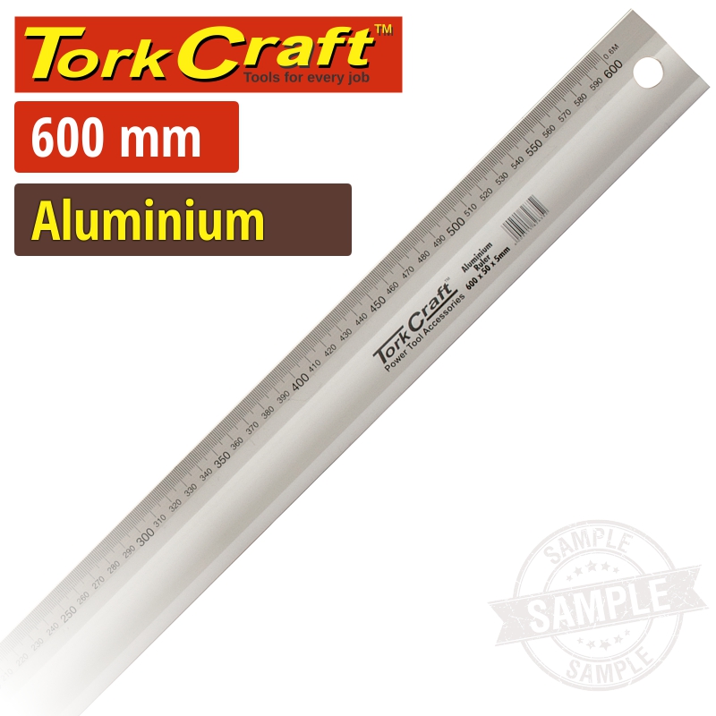 ALUMINIUM STRAIGHT EDGE RULER TYPE B 600X50X5.0MM ALUMINIUM STRAIGHT EDGE RULER TYPE B 600X50X5.0MM