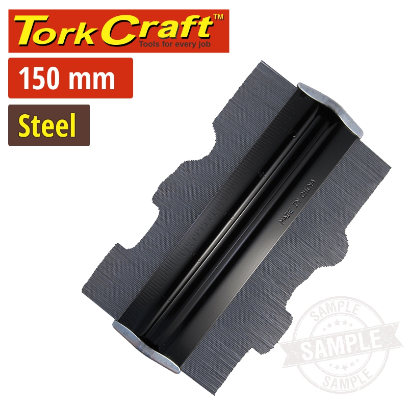 STEEL PROFILE GAUGE 150MM - MAX PROFILE DEPTH 45MM STEEL PROFILE GAUGE 150MM - MAX PROFILE DEPTH 45MM