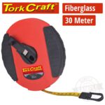 MEASURING TAPE FIBERGLASS 30M X 13MM HEAVY DUTY ABS CASE