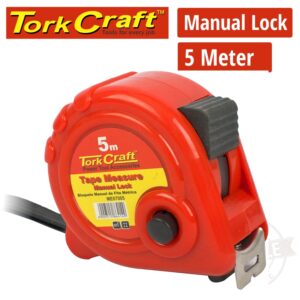 MEASURING TAPE M/LOCK 5M X 25MM PLASTIC CASING