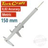 VERNIER 150MM CARBON STEEL METRIC 0.02 ACC