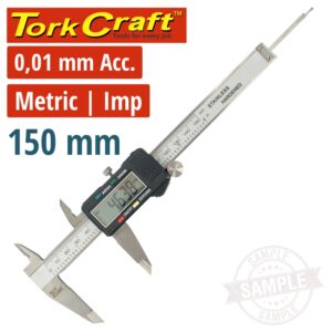 VERNIER DIGITAL 4 KEY 150MM S/STEEL 0.01MM ACC. ABS FUNC. METRIC / IN