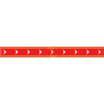 RED ARROW RIGHT - 800MM X 80MM SOCIAL DISTANCING STRIPS