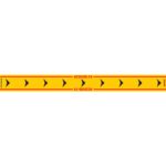 YELLOW ARROW RIGHT - 800MM X 80MM SOCIAL DISTANCING STRIPS