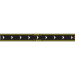 BLACK ARROW RIGHT - 800MM X 80MM SOCIAL DISTANCING STRIPS