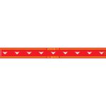 RED ARROW DOWN - 800MM X 80MM SOCIAL DISTANCING STRIPS
