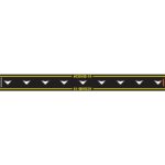 BLACK ARROW DOWN - 800MM X 80MM SOCIAL DISTANCING STRIPS