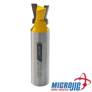 MATCHFIT DOVETAIL ROUTER BIT 1/2' SHANK