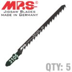 JIGSAW BLADE WOOD SCROLL T-SH.6TPI T244D