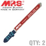 JIGSAW BLADE T-SHANK 75MM METAL 21TPI T218A