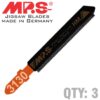 JIGSAW BLADE METAL T-SHANK 24TPI TUNGSTEN T118AHM