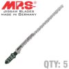 JIGSAW BLADE DOUBLE SIDED FOR WOOD T SHANK
