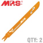 SABRE SAW METAL&WOOD 200MM MULTICUTTER U-SHANK 10&14TPI 2/PK