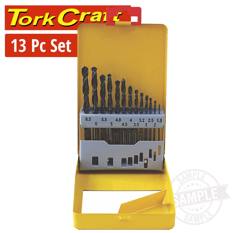 DRILL BIT SET 13PCE ROLL FORGED METAL CASE DRILL BIT SET 13PCE ROLL FORGED METAL CASE