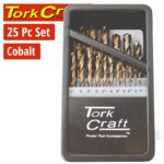 DRILL BIT SET COBALT 25PCE 1 -13MM