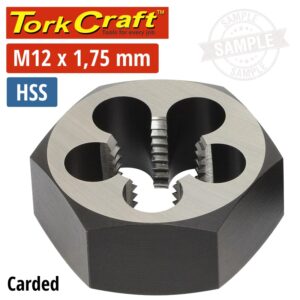 DIE HSS HEX 12X1.75MM 1' CARD