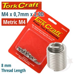 THREAD REPAIR KIT M4 X 0.7 X 2.0D REPL. INSERTS FOR NR5004