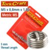 THREAD REPAIR KIT M5 X 0.8 X 1.0D REPL. INSERTS FOR NR5005