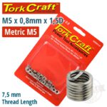 THREAD REPAIR KIT M5 X 0.8 X 1.5D REPL. INSERTS FOR NR5005
