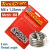 THREAD REPAIR KIT M8 X 1.25 X 1.0D REPL. INSERTS FOR NR5008