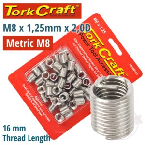 THREAD REPAIR KIT M8 X 1.25 X 2.0D REPL. INSERTS FOR NR5008